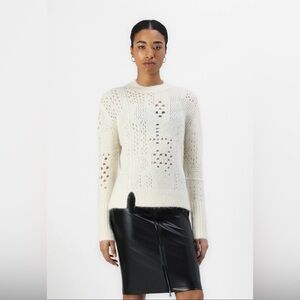 NWT- ALLSAINTS Winnie Jumper Chalk White Sweater